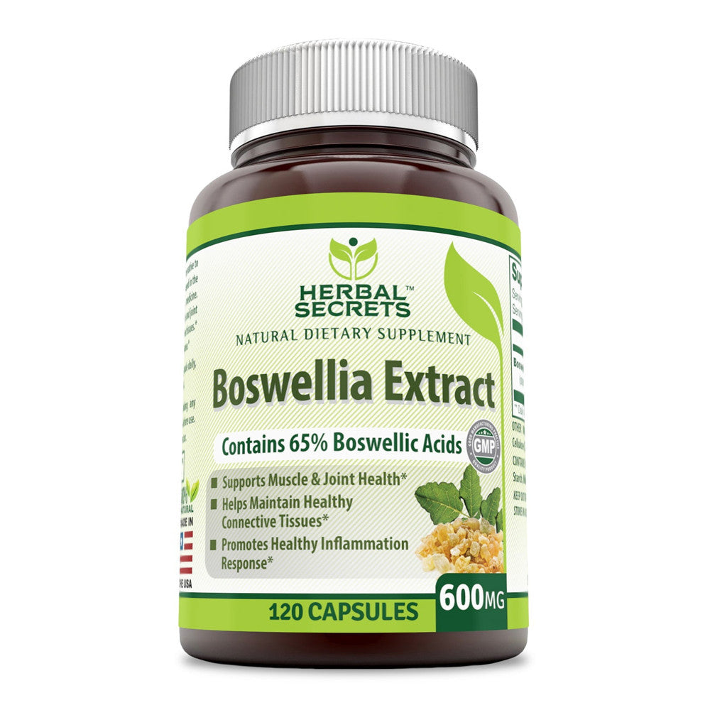 Herbal Secrets Boswellia Serrata Extract 600Mg Capsules, 120 Ea